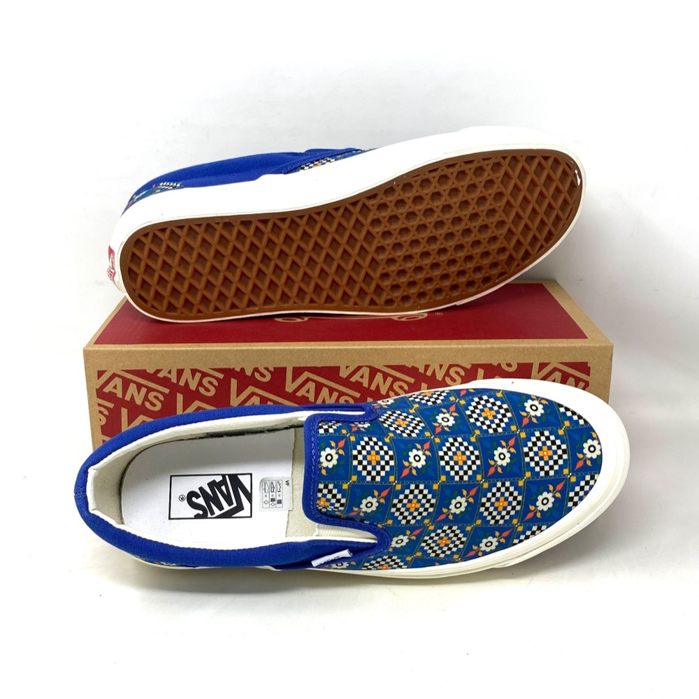 VANS Classic Slip On 98DX Low Canvas Blue Sneakers Skate Women’s VN0A5KX8B0S - Picture 4 of 10